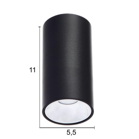 Lamp 671512/1 LED 7W Black-Serebly 5.5x5x5x10 cm Bayerlux-1