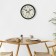 Wall clock, series: kitchen, "serving", smooth move, D-20 cm