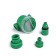 Watering timer, electronic, with a set of connectors, plastic, Greengo