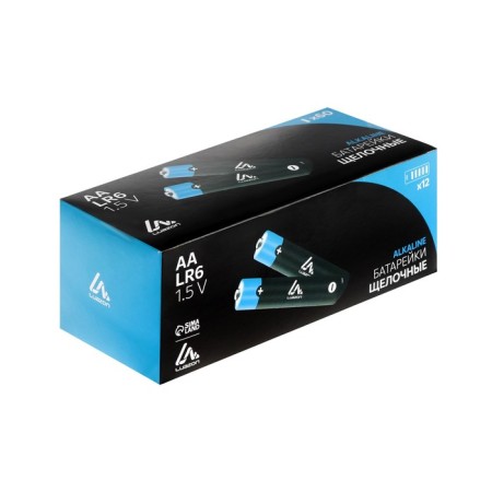 Alkaline battery (alkaline) Luazon, AA, LR6-5BL, tear-off blister, 5 pcs-3