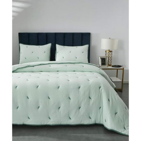A set with a blanket "Erica", size 230x250 cm, 50x70 cm - 2 pcs, color menthol-3