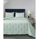 A set with a blanket "Erica", size 230x250 cm, 50x70 cm - 2 pcs, color menthol