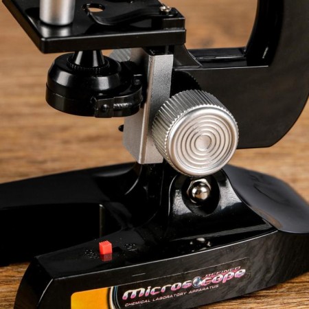 Microscope "Young Biologist", the frequency of an increase of 450x, 200x, 100x, black-2