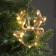 LED figure "Deer" 14x11x1 cm, 20 LED, AG13X3 batteries (included), glow warm white