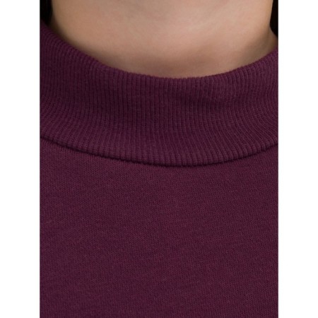 Sweatshirt for girls, height 110 cm, burgundy color-1
