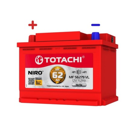The battery Totachi Niro MF 56279 VL, 62 Ah, direct polarity
