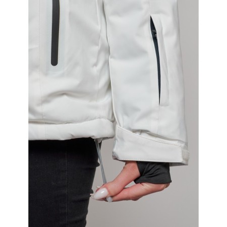 Ski suit female, size 44, white color-9