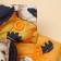 Dogs "Bear Teddy", size 22 (DS 48, OG 54, Osh 38 cm), orange