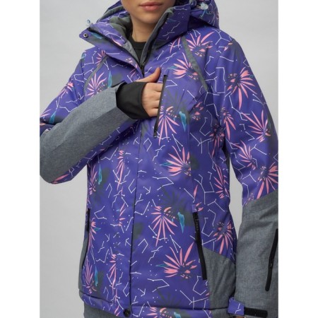 Ski suit, size 46, purple color-28
