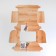 Capcake box, confectionery packaging, 6 cells for you 17 x 25 x 10 cm