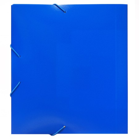 Elastic band A5, 500 μm, calligrata, spine 30 mm, embossing "sand", blue-2