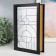 Safe-book wood to leatherette, mirror "Geometry" 24x16x5 cm