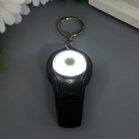 Light Light+whistle on the ring "Style" 2 modes, 6 diodes mix 7.5x3.7x1.5 cm-5