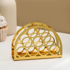 Mercy napkin, 13 × 9 × 3.5 cm, gold color