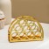 Mercy napkin, 13 × 9 × 3.5 cm, gold color