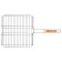 Grill grill Palisad Camping, 340x340x60 mm, volumetric, stainless steel