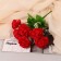 Bouquet "Premium hydrangea" 6 flowers, D-7 cm H-26 cm, mix