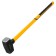 Sledgehammer Denzel 11023, Forged, Fiberglass handle with tpr coating, 880 mm, 4 kg