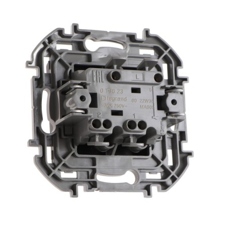 Two -clavy Legrand Inspiria, 10 AX, 250 V, Anthracite switch-1