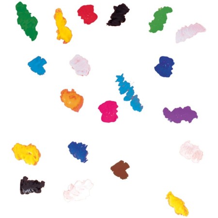 Gouache 12 colors x 15 ml, Jovi, economical consumption, cardboard, brush as a gift-3