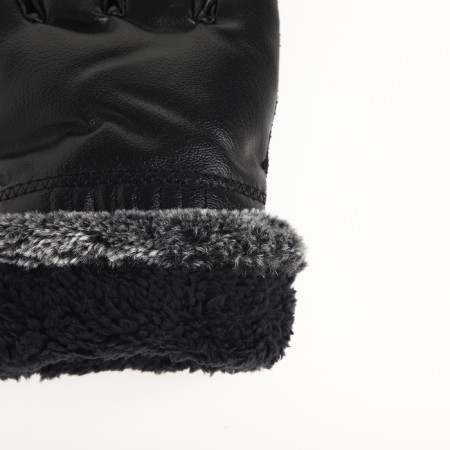 Gloves husband 26.5*1*11 cm, leather claim, insulation claims, ap, prayer, (h), black-2