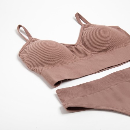 Female set (top, panties) beige color, rr 42-44-1