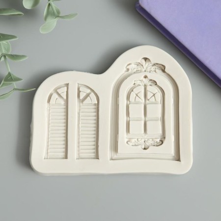 Mold Silicon "Window and Headquarters" 3 items 0.8x8x10 cm