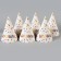 Paper cap “Blind”, white, (set 6 pcs)
