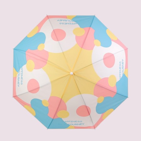 Umbrella - a half -automatic “rainbow circle”, 8 spokes, R = 46 cm, Mix drawing-5