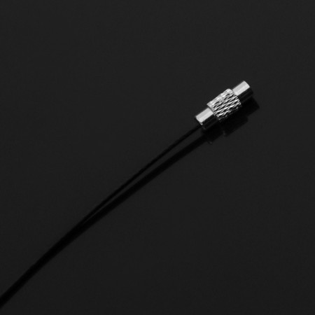 TORSO keychain, steel cable, 25 cm, black-3