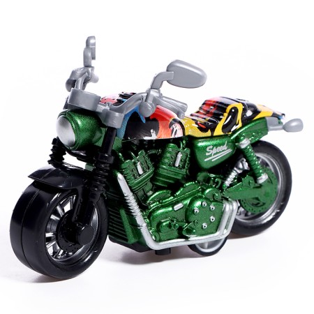 Metallic motorcycle "Chopper", color mix-3
