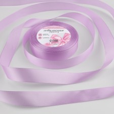 Satin tape, 20 mm × 23 ± 1 m, warm lavender color No. 141
