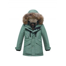 Winter park for a boy, height 146 cm, green color