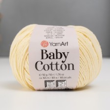 Baby Cotton yarn 50% acrylic 50% cotton 165m/50g (402 harsh)
