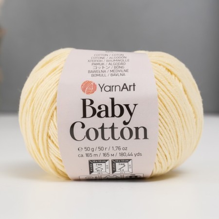 Baby Cotton yarn 50% acrylic 50% cotton 165m/50g (402 harsh)