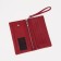 Women's wallet on magnets, red color