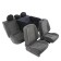 Gamak transformer for transporting large dogs 20+ kg, 145 x165 cm, gray, foam