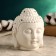 Aroma lamp - a stand for incense "Buddha" 12x10cm, white