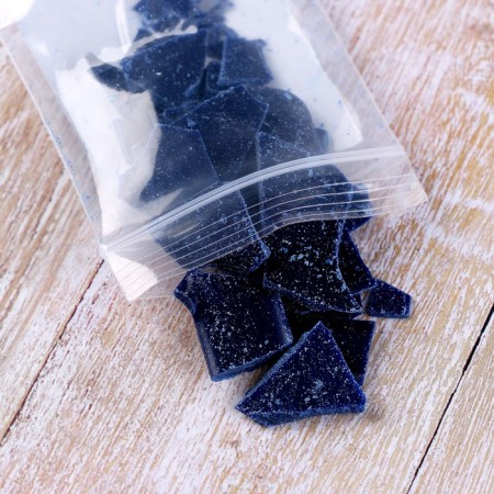 Dye based on soy wax for candles, 5 g, the color is gently blue-1