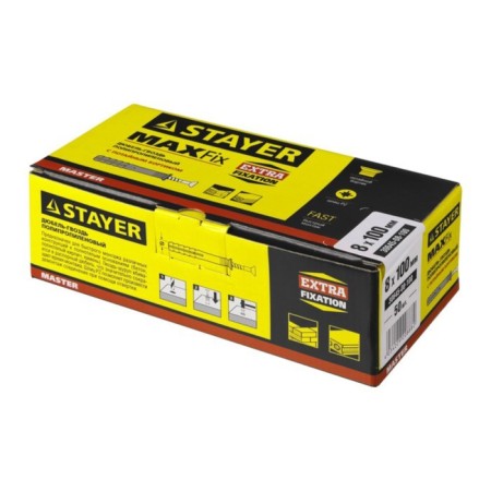 Stayer Master dowel-gvo, spine, polypropylene, secret cuff, 8x100 mm, 50 pcs-3
