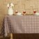 Great tablecloth GEOMETRY 150*220 +/- 3cm, central kofey, pl. 192 g/m2, hl with VGMO