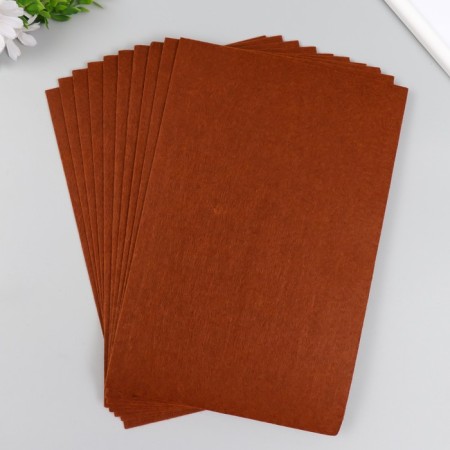 Fetr hard 2 mm "brown walnut" set 10 sheets format A4-1