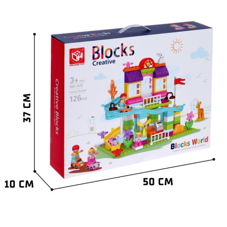 Design "Funny Villa", 2 assembly options, 126 parts-5