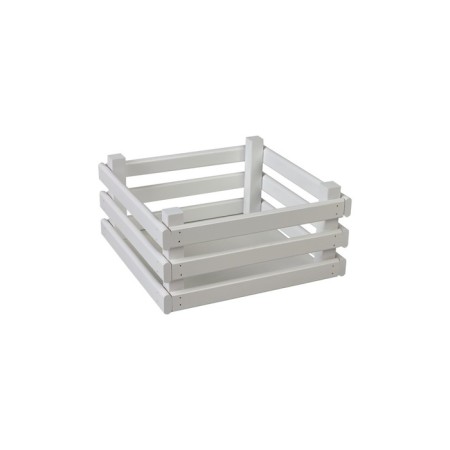 Line box for storage Polini Home Boxy, white color, 25x25x12 cm