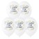 Shar Latex 14 "Happy Birthday", confetti, set of 50 pcs.
