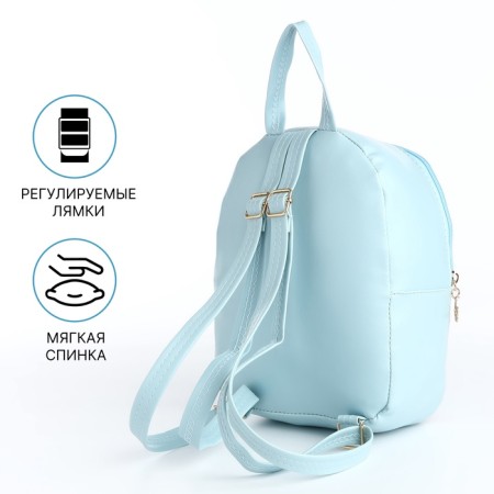 Baby backpack on lightning, blue color-2