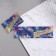 Invitation "graduation!" thermography, crown, bow, 24.7x77 cm