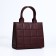 Female bag Textura, tout, medium size, burgundy color