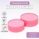 Box - tube 2 in 1, low with a dull lid "Pink", 21 x 7 - 18 x 6 cm