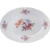 Oval Menuet dish, decor "Meissen flower, gold laying", 32 cm